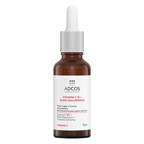 Sérum Anti-Idade Adcos Vitamina C 15 + Ácido Hialurônico 15ml