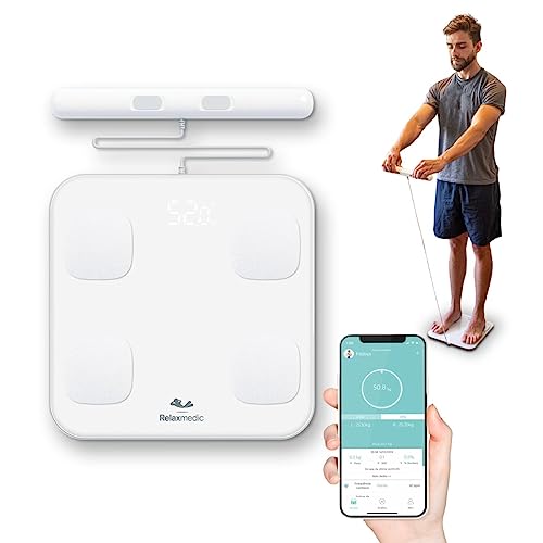 Balança de Bioimpedância Relaxmedic Digital App