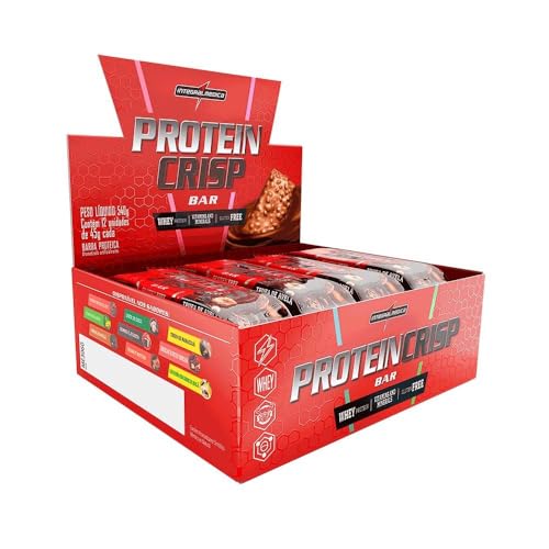 Barra de Proteína Integralmédica Protein Crisp Bar 12 Unidades