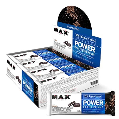 Barra de Proteína Max Titanium Protein Bar 8 Unidades