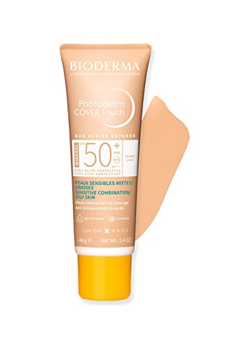 Protetor Solar Facial Bioderma Photoderm Cover Touch Mineral FPS 50+ 2.0 40g