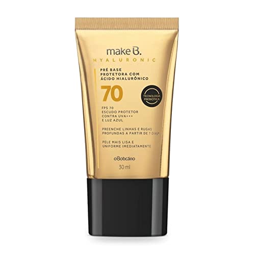 Base Líquida Protetora O Boticário Make B. Hyaluronic FPS 70 30ml