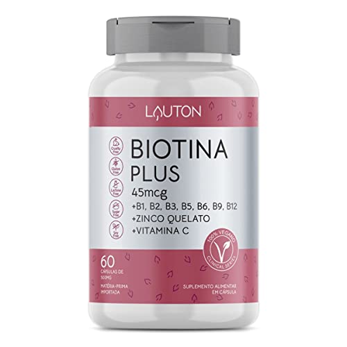 Biotina Plus Lauton Nutrition 60 Cápsulas