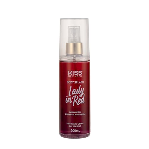 Body Splash Kiss New York Lady in Red 200ml