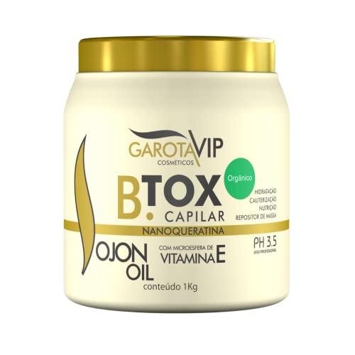 Botox Capilar Garota Vip Btox Capilar Orgânico Redutor de Volume 1000g
