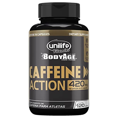 Cafeína Unilife Caffeine Action 420mg 120 Cápsulas