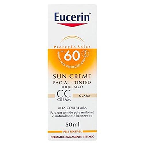 CC Cream Eucerin Sun Creme Tinted FPS60