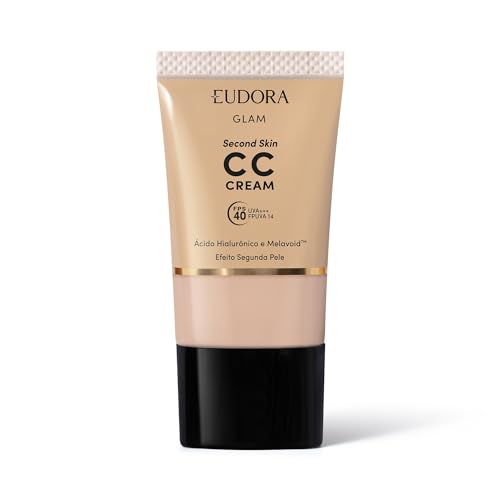 CC Cream Eudora Glam Second Skin Cor 0