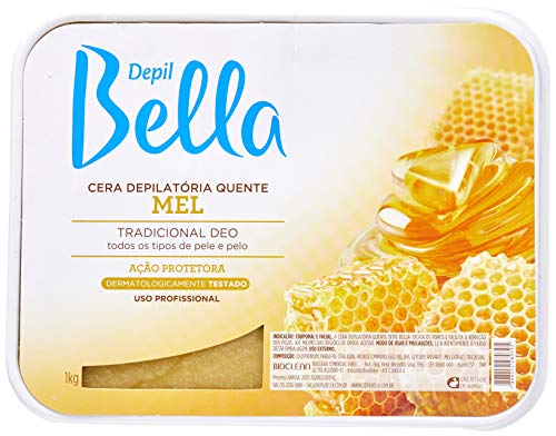 Cera Depilatória em Barra Depil Bella Própolis e Mel 1kg