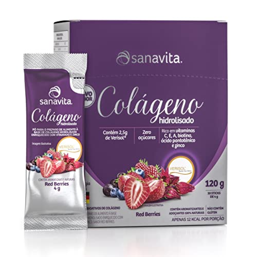 Colágeno hidrolisado Sanavita Verisol 30 Sachês