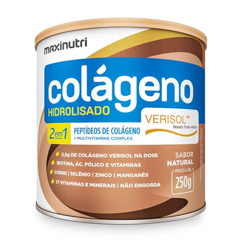 Colágeno hidrolisado Maxinutri 2 em 1 250g