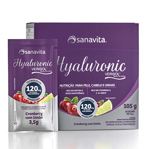 Colágeno Sanavita Verisol Hyaluronic 30 Sachês