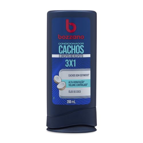 Condicionador Bozzano Cachos e Crespos 3×1 200ml