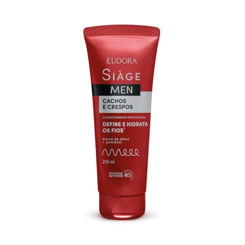 Condicionador Eudora Siàge Men Cachos e Crespos 200ml