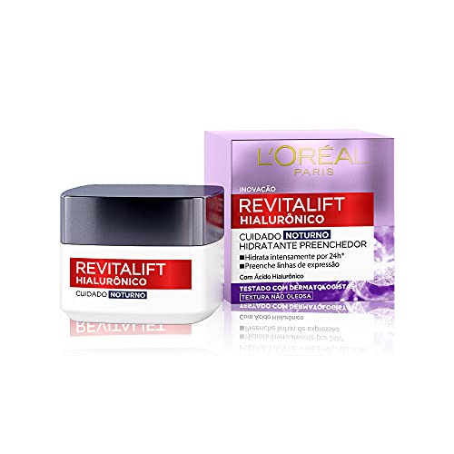 Creme Anti-Idade L’Oréal Paris Revitalift Hialurônico Noturno