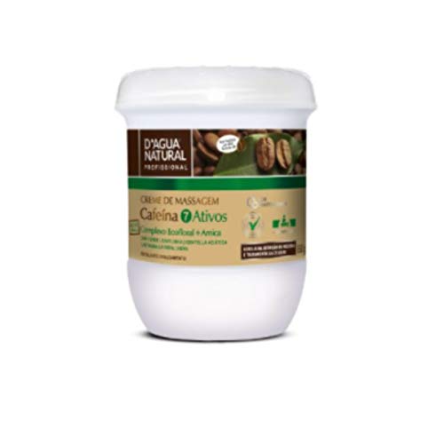 Creme de Massagem Cafeína 7 Ativos D’Água Natural 650g