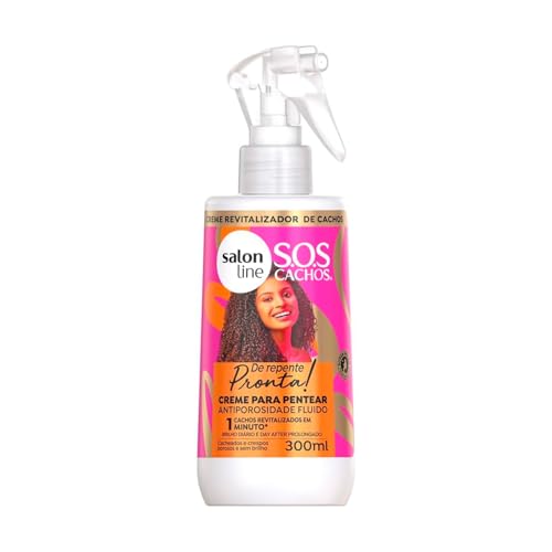 Creme para Pentear Salon Line S.O.S Cachos De Repente Pronta 300ml