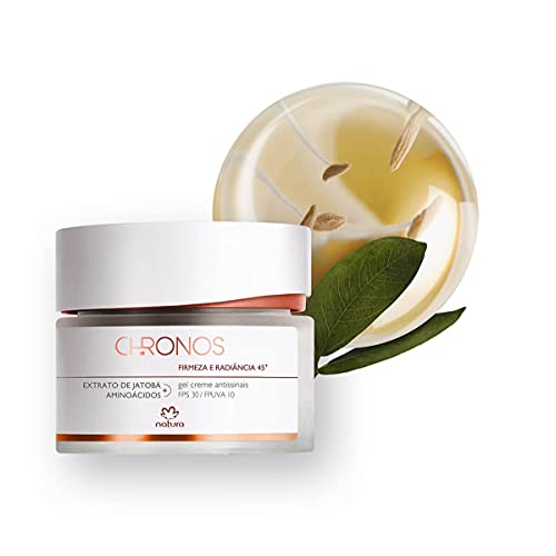 Gel Creme Antissinais Natura 45+ Dia Firmeza e Radiância Chronos 40g