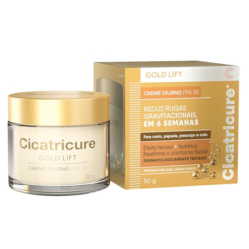 Creme Facial Cicatricure Gold Lift Diurno FPS 30 50g