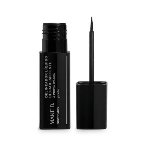 Delineador Líquido O Boticário Make B. Preto