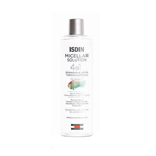 Água Micelar ISDIN Micellar Solution 4 em 1 com 400ml