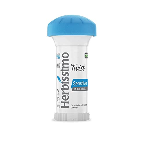 Desodorante Feminino Antitranspirante Stick Creme Herbíssimo Sensitive 48h 45g