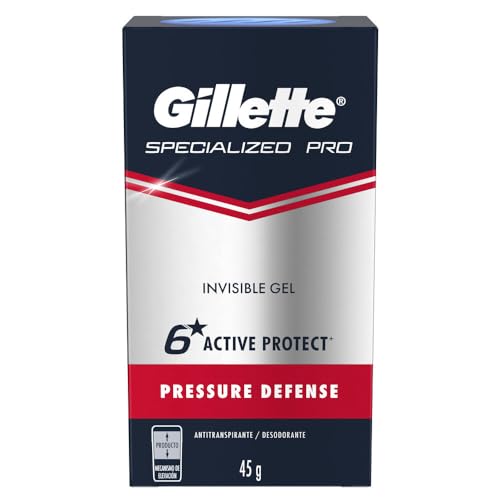 Desodorante Antitranspirante Masculino Stick Gillette Specialized Pro Invisble Gel Pressure Defense 48h 45g