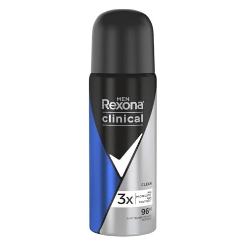Desodorante Antitranspirante Masculino Aerosol Rexona Clinical Men 48h 55ml
