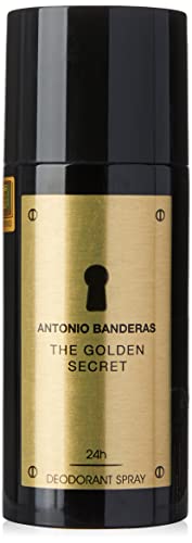 Desodorante Antitranspirante Masculino Spray The Golden Secret Banderas 150ml