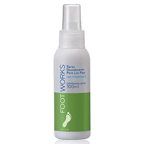 Desodorante para Pés Spray Avon Foot Works Refrescante 100ml