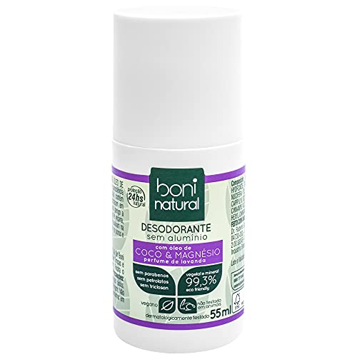 Desodorante Roll-on Boni Natural Coco e Magnésio 55ml