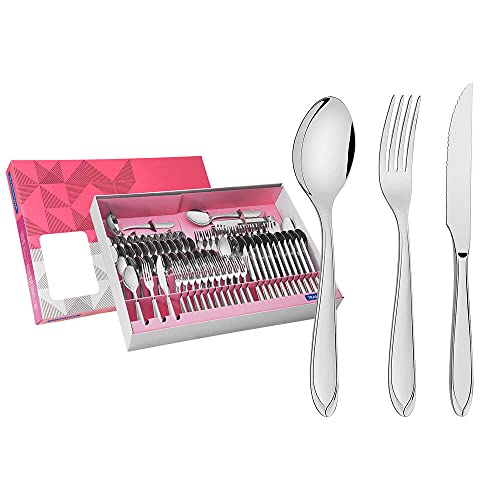 Faqueiro Tramontina Laguna Prata 91 Peças