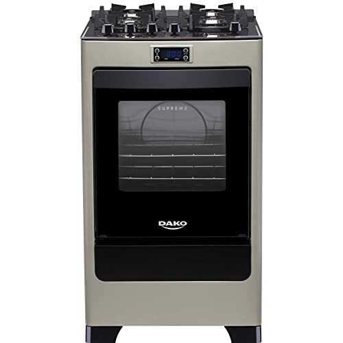 Fogão 4 Bocas Dako Supreme Timer Glass Titanium