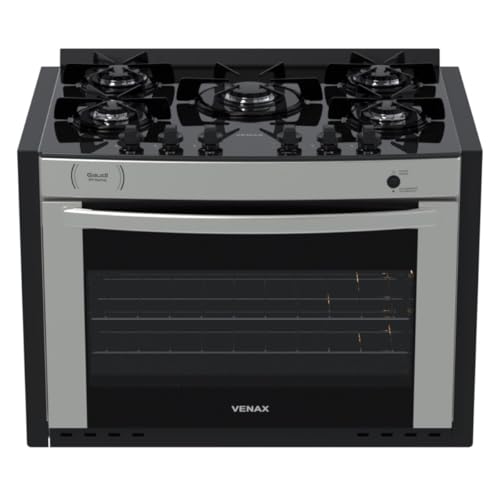 Fogão de Embutir Gaudi Prisma Vitreo 5Q Venax