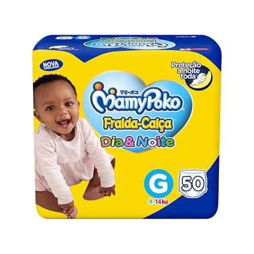 Fralda MamyPoko Fralda-Calça Dia & Noite G 50 Unidades