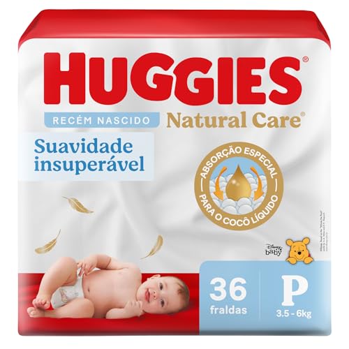 Fralda Huggies Natural Care 36 Unidades