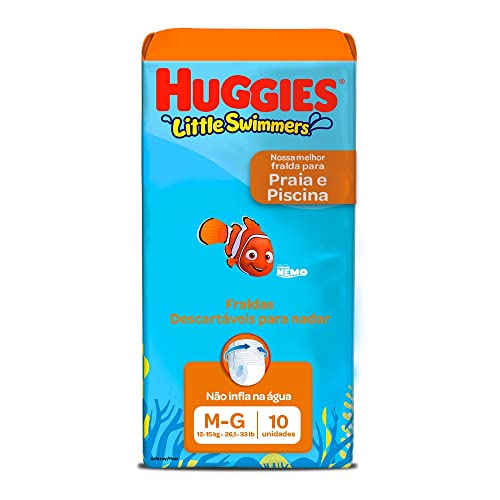 Fralda Huggies Praia e Piscina Little Swimmers 10 Unidades