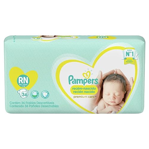 Fralda Pampers Premium Care RN 36 Unidades