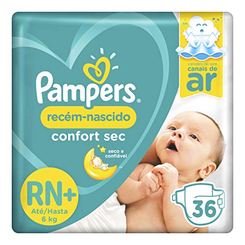 Fralda Pampers Confort Sec RN 36 Unidades