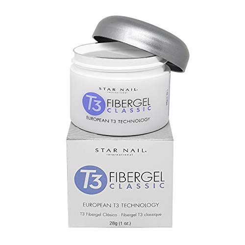 Gel para unhas Star Nail T3 Fibergel Classic Clear Cuccio 28g