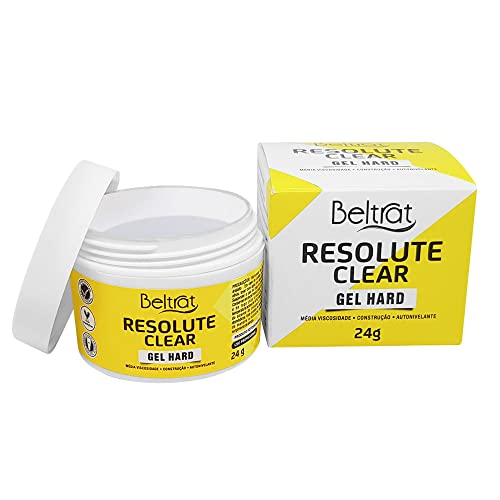 Gel para unhas autonivelante Beltrat Resolute Clear 24g
