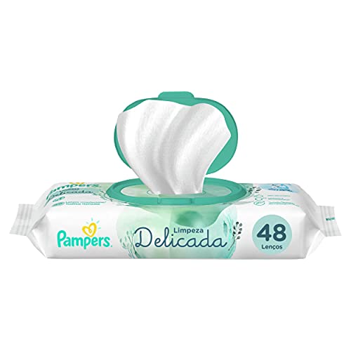 Lenço Umedecido Pampers Limpeza Delicada 48 Unidades