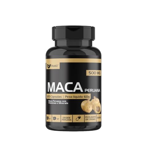 Maca Peruana Muwiz 500mg 120 Cápsulas