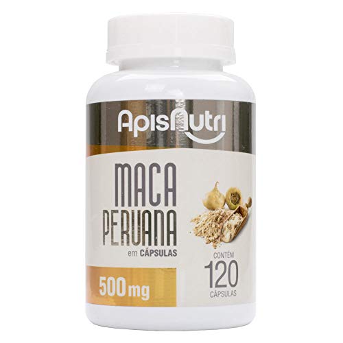 Maca Peruana Apisnutri 500mg 120 Cápsulas