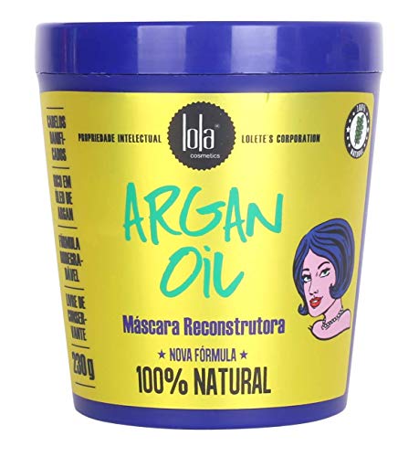 Máscara de Reconstrução Lola Cosmetics Argan Oil 230g