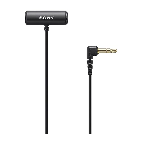 Microfone de lapela Sony ECMLV1