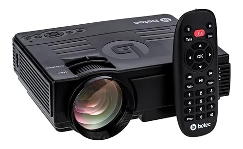 Mini Projetor Led Portátil Betec BT810