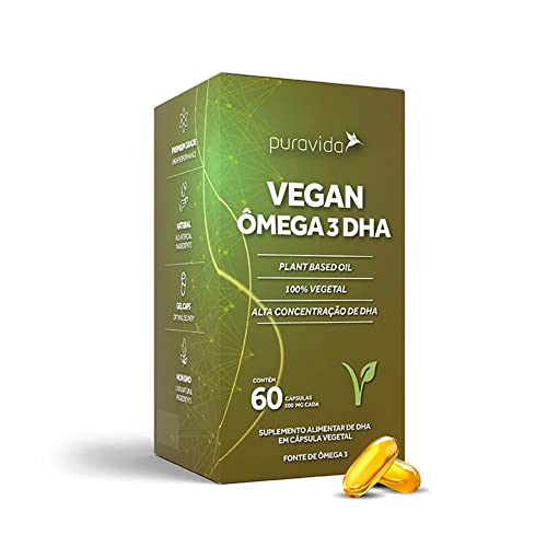 Ômega 3 Pura Vida Vegan 60 Cápsulas