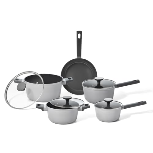 Jogo de Panelas Oikos Ultra Ceramic Antiaderente 5 Peças