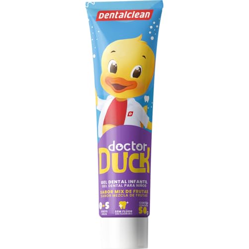 Gel Dental Infantil Dentalclean Dr Duck Sem Flúor 50g